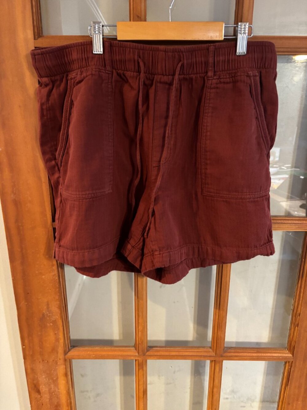 Old Navy women High Rise Textured shorts Copper color SZ: L
